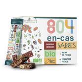 Barres En-cas Bio 804® Minceur - Chocolat Céréales - Boite contenance Etui de 8 unités