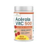 Acérola VitC 500 Format Eco - Vitamine C 500 mg contenance A l'unité