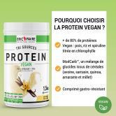 Protéines végétales tri-source, Protein Vegan, Vanille