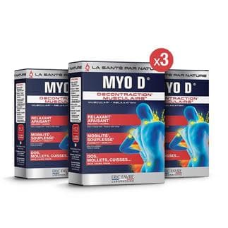 Myo D - Relajación muscular - Set de 3 unidades