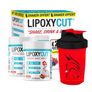 Coffret Lipoxycut Vegan - SHAKER* OFFERT - Brûleur de graisses