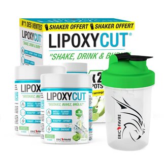 Coffret Lipoxycut Vegan - SHAKER* OFFERT - Brûleur de graisses