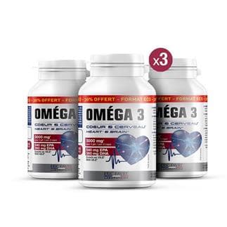 Omega 3 -  Coeur et cerveau - Lot de 3 unités