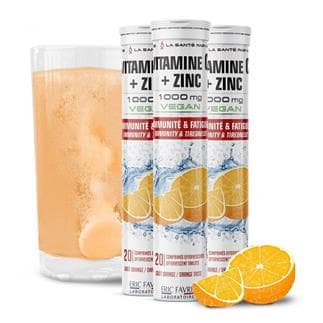 Vitamina C Efervescente - Paquete de 3 x 20 unidades