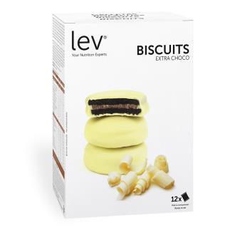 Biscuits Double Choc Fourrés Protéinés Saveur Chocolat Blanc