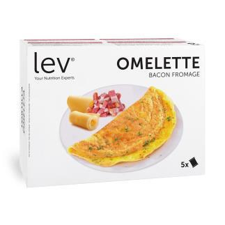 Omelettes Protéinées Bacon fromage