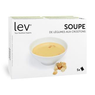 Soupes protéinées Légumes aux croutons