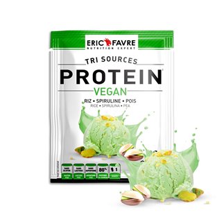 Protein Vegan, Proteine végétale tri-source - Sachet Unidose (Pistache)